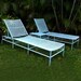 SALE Salterini Patio Lounger Chairs and Table Set Mid Century Modern Eames