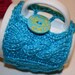 Bright Blue Knit Coffee or Tea Cup Cozy