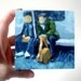 Art Oil Painting New York City Male Subway Riders