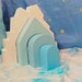 Wooden Toy, Ice Castle Stacker / Waldorf Toys