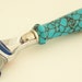Turquoise Web Tru-Stone Fusion Razor Shaving Handle (Handmade in USA)