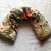 Spearmint, Lavender and Chamomile Flaxseed Neck Wrap - Flax seed pillow - Microwavable Heat Pack - Organic Herbal Pillow