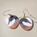 Roman Goose Geese Vintage Earrings