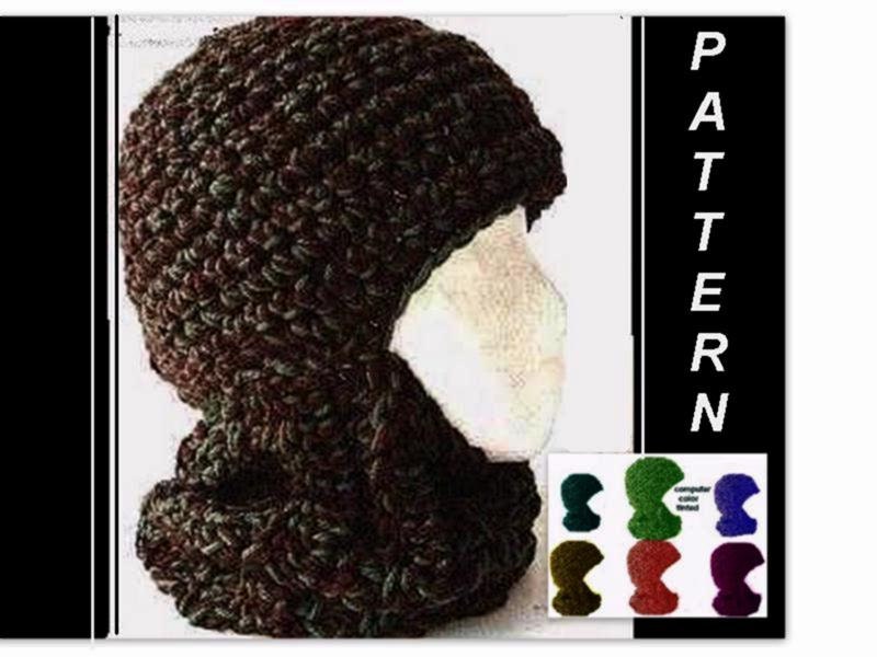 Crochet HAT PATTERN crochet ski mask BALACLAVA Ski Hat