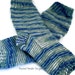 Socks - Blue and Green Pedicure Socks
