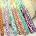 Polymer clay covered crochet hook set of 8, new Boye brand hook, Sizes D/3 through K/10.5