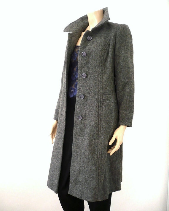 WEILL French Vintage Grey Wool Coat