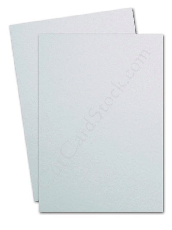 Basis LIGHT BLUE 80lb Card Stock 8.5x11 25 sheets by cutcardstock