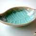 Ceramic Leaf Plate, ceramic plate, soap dish, light blue, sauce, little, mini, small, ceramic bowl, decoration, decor, decorative, iammie