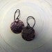 Small Copper Disc Earrings