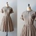 1950s dress / vintage 50s shirtdress / Salie Shirtwaist dress