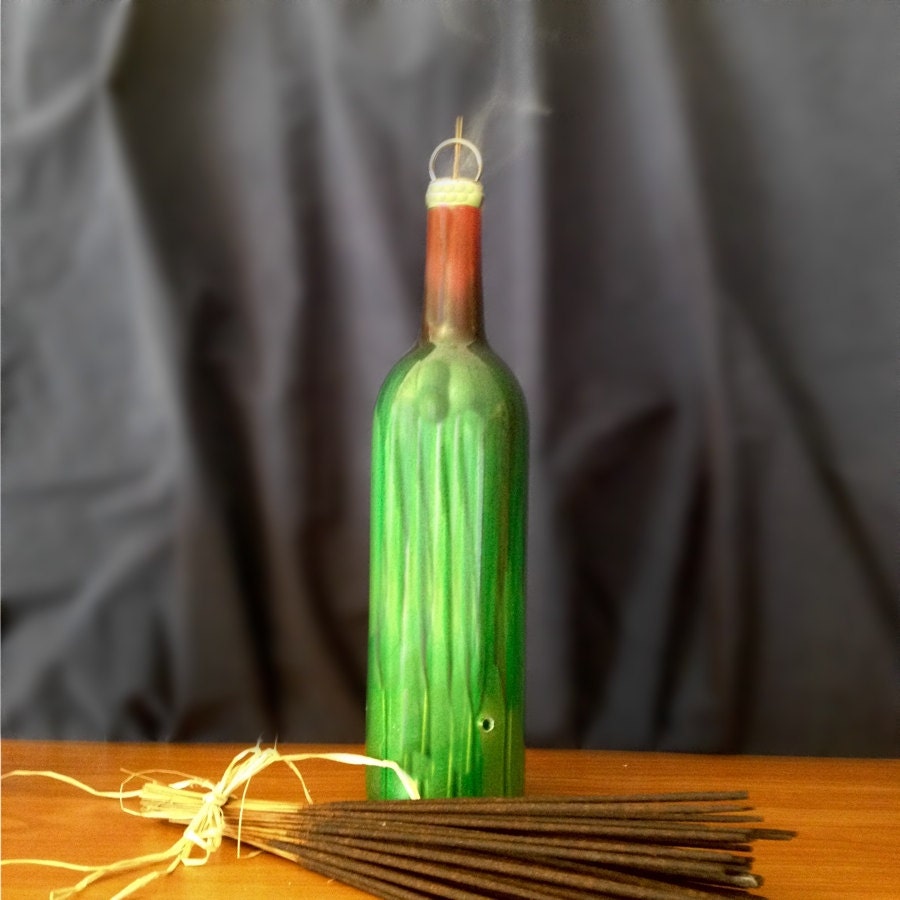 Incense Smoking Bottle and 50 Incense Sticks by divinescentsations
