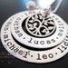 Hand Stamped Mommy Necklace - Personalized Jewelry - Double Washer Family Tree - My Family Tree