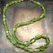 Peridot Gemstone necklace - 190 Carats - natural Peridot crystal Faceted Gemstones - beaded necklace - Peridot Gemstone necklace - 19 inch