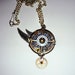 Flying Compass Steampunk Necklace
