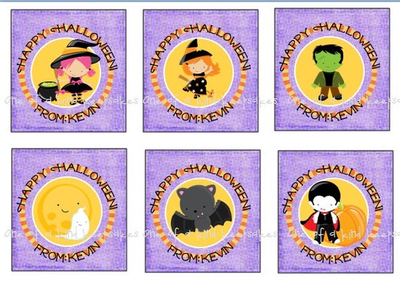 This is a photo of Refreshing Halloween Tags for Goodie Bags It is a graphic of Refreshing Halloween Tags for Goodie Bags