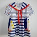 Vintage Striped Nautical Baby Dress