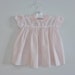 Vintage Soft Pink Polka Dot Baby Dress