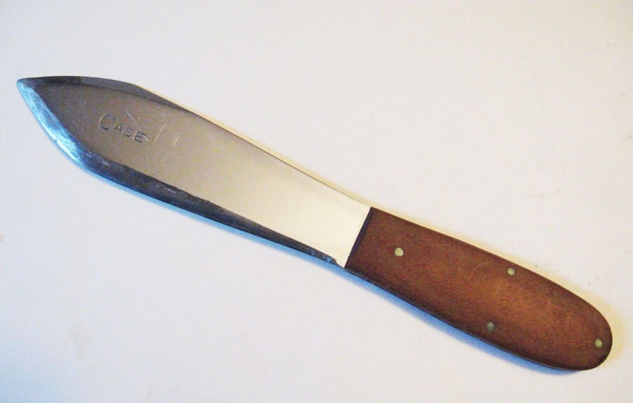 Vintage CASE Spear Point Throwing Knife and Sheath