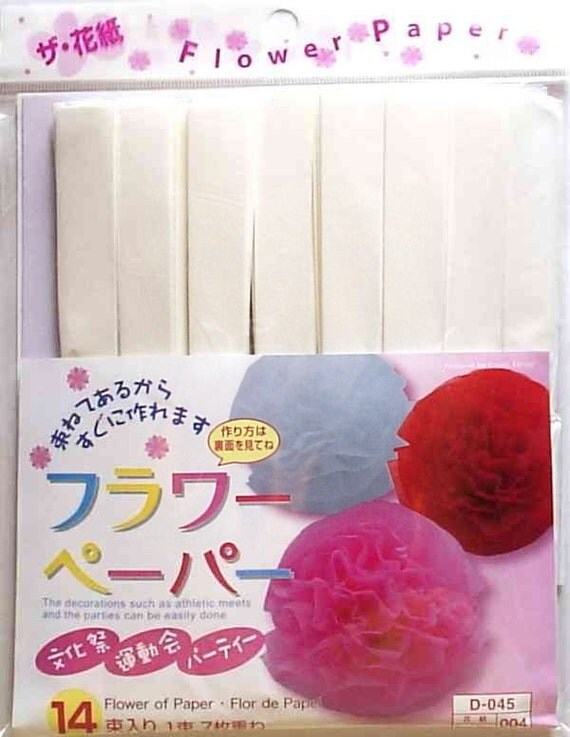 14  paper Paper White Kit flower  kits tissue Birthday Tissue     Flowers Flower Craft craft Wedding