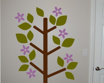 Wall Decal Blooming Tree - Vinyl Wall Decal