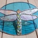 Dragonfly Stained Glass Suncatcher