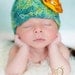 Flapper Style Alpaca Beanie, Newborn Baby Hat