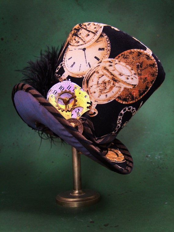 SALE! Clockwork Steampunk Mini Tophat by SparkleyJem steampunk buy now online