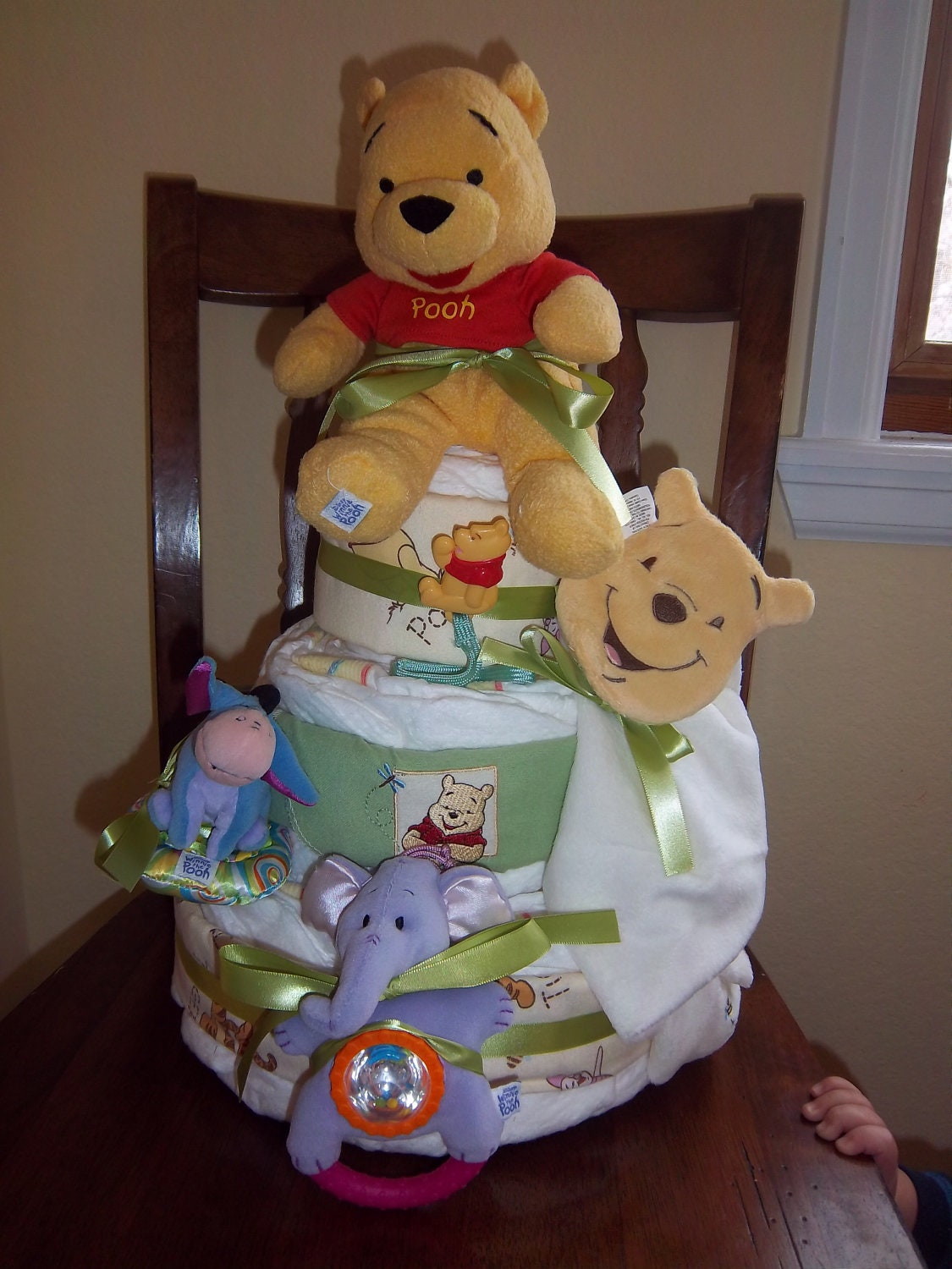 Winnie The Pooh 3 Tier Diaper Cake