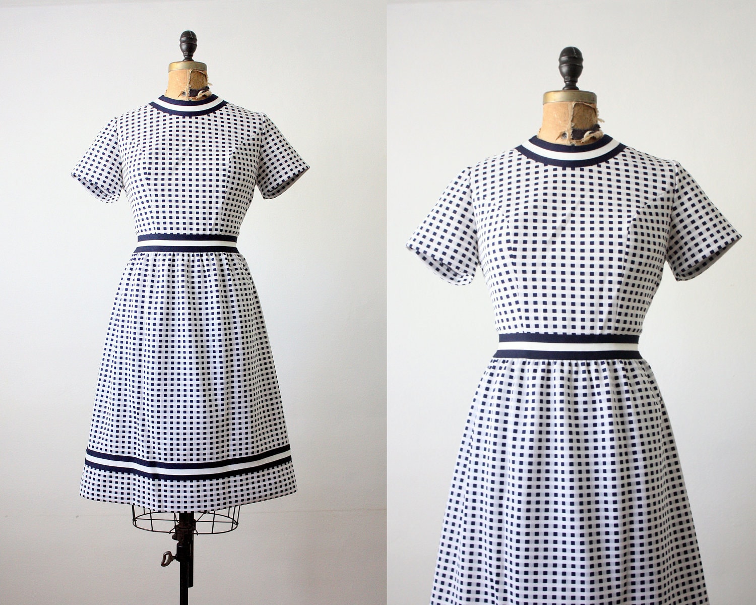 vintage 1960s nautical day dress by 1919vintage on Etsy