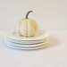 Six Small Vintage White Royal Doulton Plates