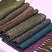 Handwoven Scarf, Brown, Pink, Green, Blue, Purple, FREE US Shipping