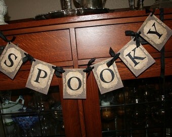 Halloween Banner, SPOOKY.