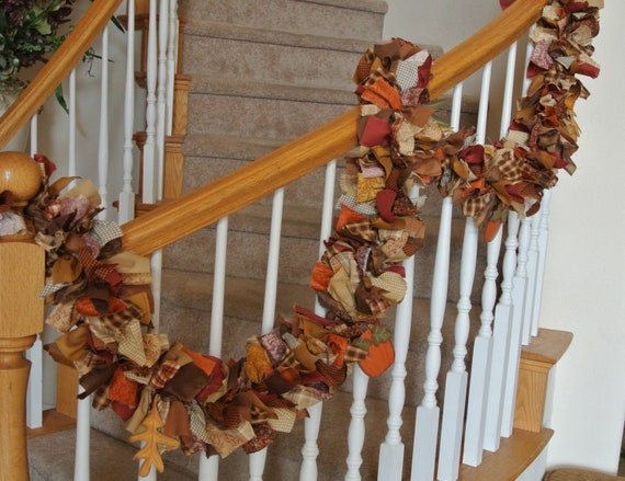 Fall Garland with ornaments,Autumn Garland,Fall Autumn wall hanging,Door Hanging,Party decoration