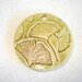 Handmade Green Porcelain GINGKO Leaf Pendant