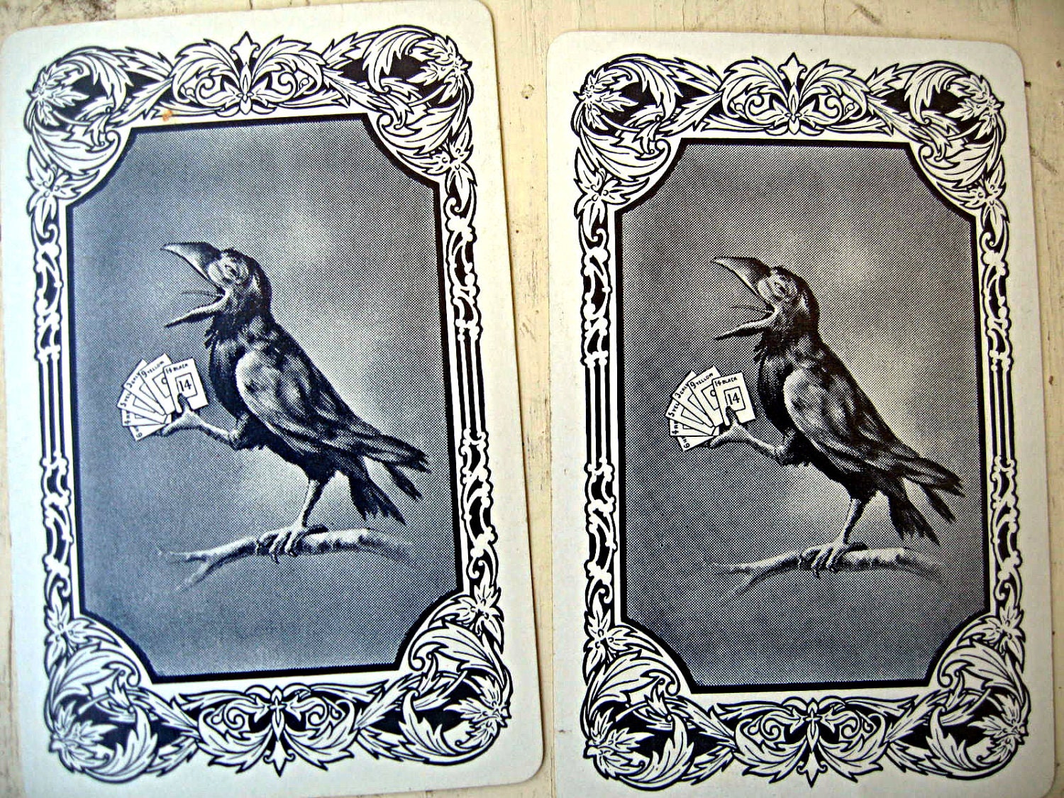 Vintage Rook playing cards set of 10 beautiful condition