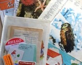 SALE 3kg Bulk Ephemera Lot - vintage & current - FREE SHIPPING