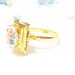 RoseMarie's Locket - Vintage Flower Locket Ring
