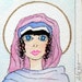 ACEO UniQUe HaiL MaRy PrAyEr CaRd double sided original