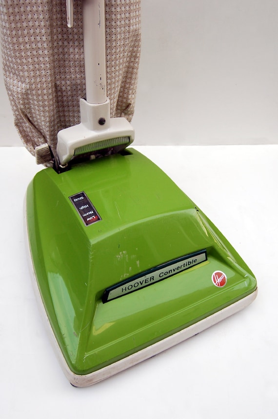 Collectable Vintage 1960s Hoover Upright Vacuum in Green