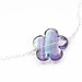 Bracelet Fluorite Flower Purple Emerald Green Boho Modern Minimalist Bohemian fashion