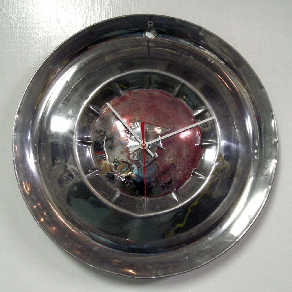 1954 mercury hubcap clock monterey hub cap automotive