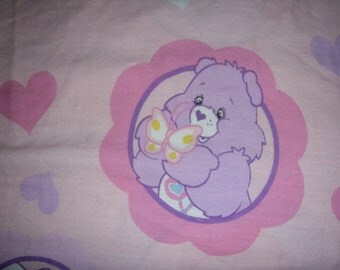 Care Bears TWIN FLAT Sheet - Reclaimed Bed Linens
