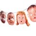 Creepy Vintage Doll Head Garland