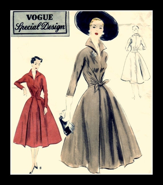 Vintage 50's Vogue Special Design Sewing Pattern S-4331