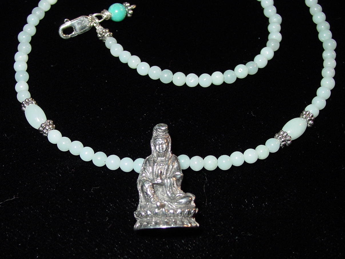 HOLD Reworked Quan Yin Pendant Kannon Kwan Yin Pendant