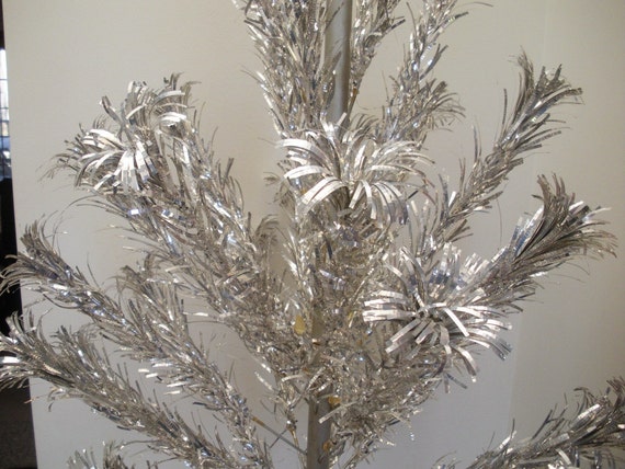 vintage 4 ft aluminum pom pom christmas tree vintage 4 ft aluminum pom pom christmas tree