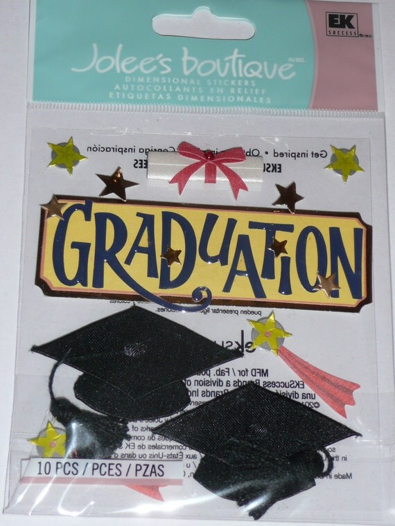 GRADUATION CAPS Jolee’s Boutique 3d by ExpressionsofFaith on Etsy