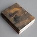 Notebook with ink dyed cover