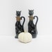 Vintage Black Cat Cruets